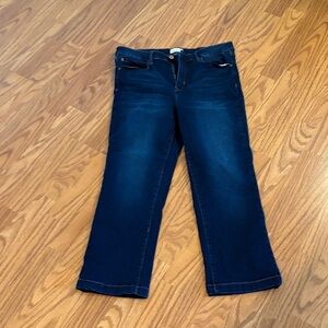 Nicole Miller Dark Blue Straight Leg Jeans